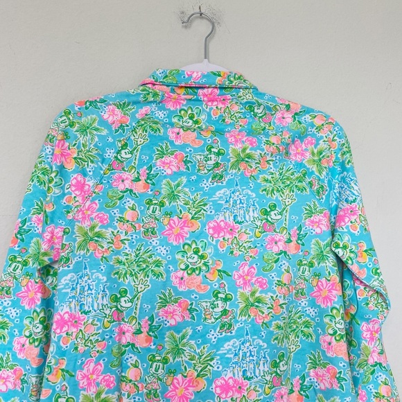Lilly Pulitzer Lilly Loves Disney Skipper Mickey Minnie Preppy Blue/Pink Sz XS - Picture 10 of 11